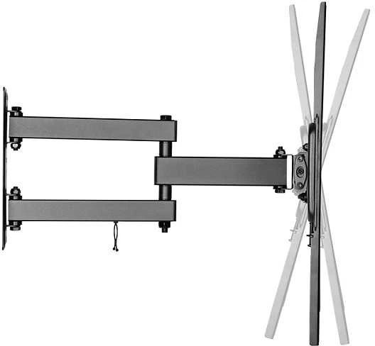 Equip 650341 televizoriaus laikiklis 139,7 cm (55″) Juoda