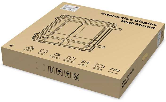 Equip Įrengti Laikiklis sieninis 60''-100''/1TFT 60-90kg 1Gelenk Up-Down sw