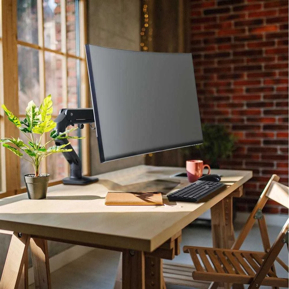 Laikiklis Ergotron - HX Desk Monitorius Arm - matte juodas
