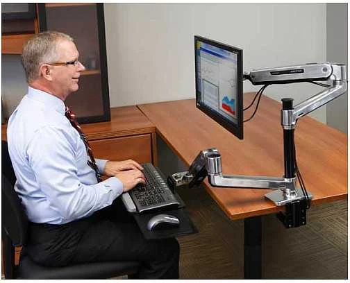 Laikiklis Ergotron LX HD Sit-Stand Desk Mount LCD Arm