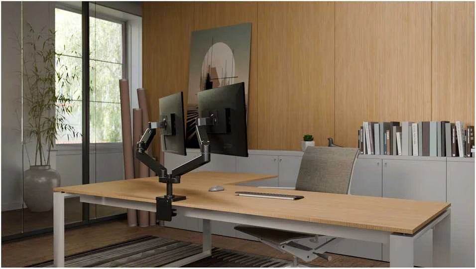 „Ergotron LX PRO ARM“ laikiklis, dvigubas greta esantis, WCB