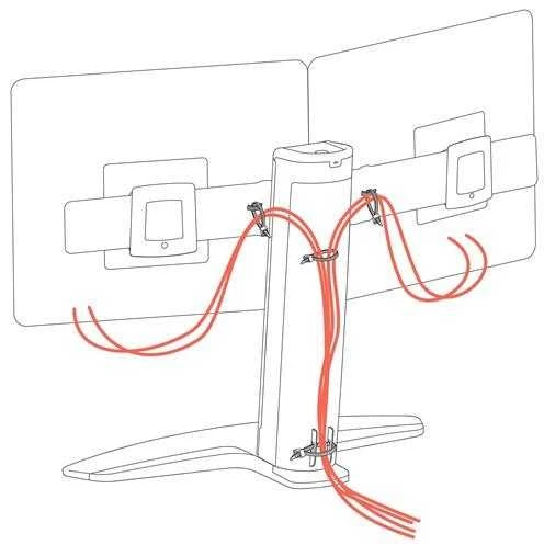 Laikiklis Ergotron Neo-Flex NeoFlex Dual LCD monitorius Lift Stovas (33-396-085) (33396085)