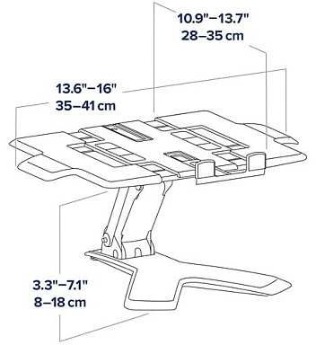 Ergotron – Neo-Flex nešiojamojo kompiuterio pakeliamas stovas