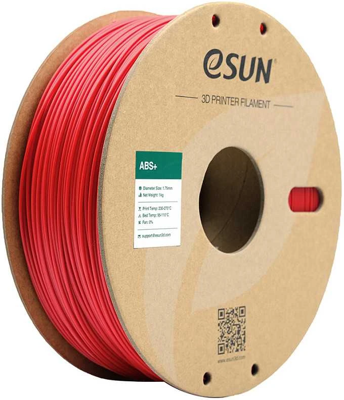 eSun ABS+ 1kg 1.75mm - Raudona