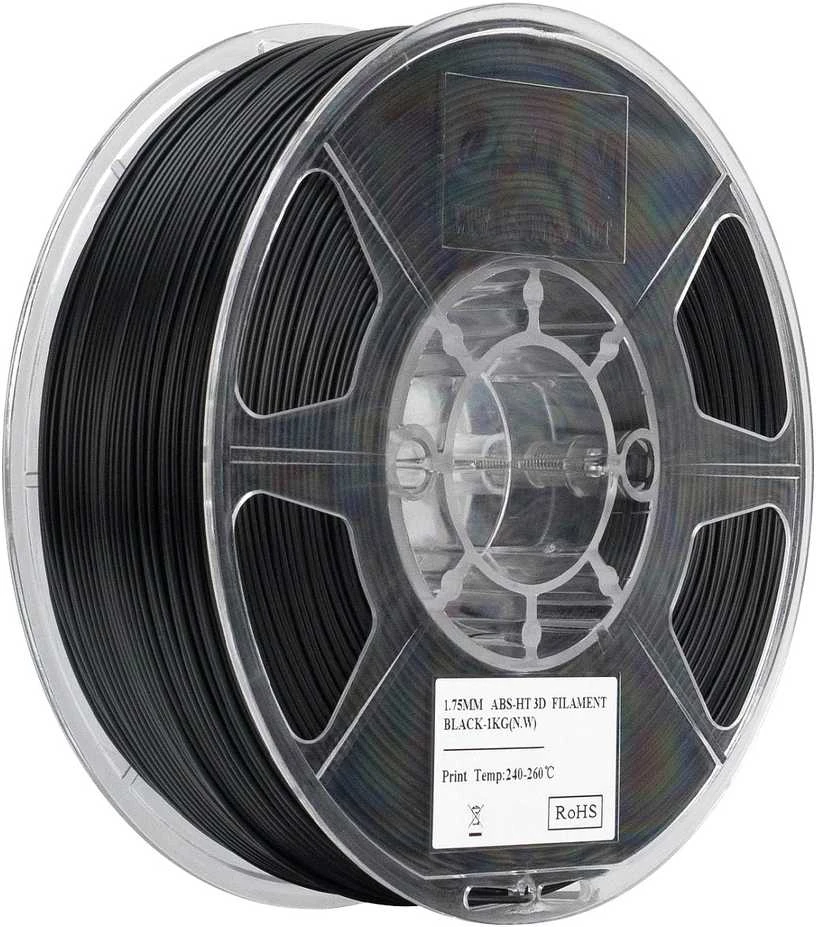 eSUN ABS-HT 1.75mm 1kg - Juodas