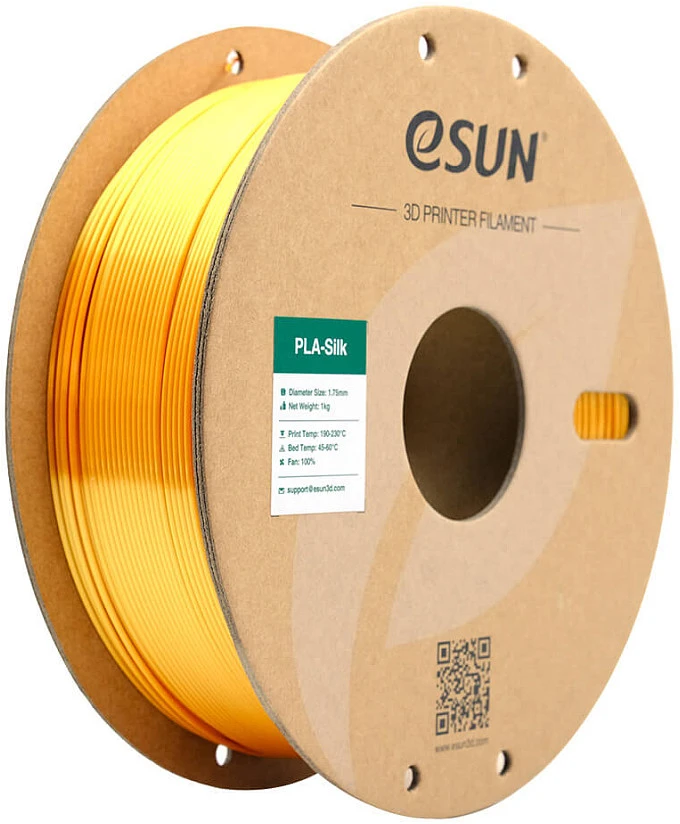 eSun ePLA-Silk plastikas 1kg 1.75mm - Gold