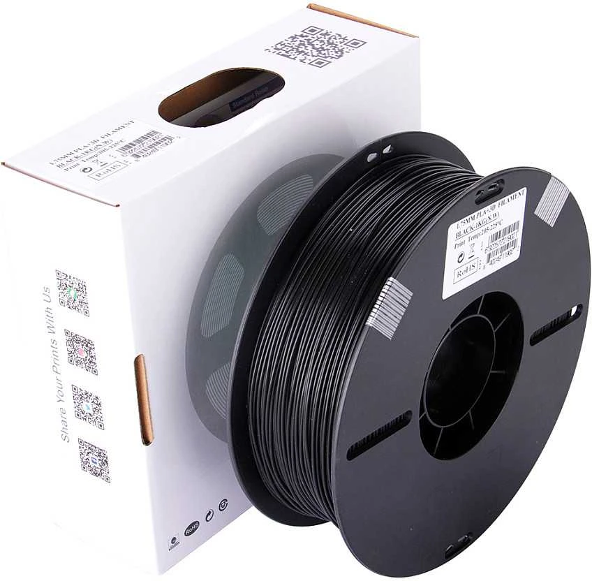 eSun PLA+ 1kg 1.75mm - Juodas