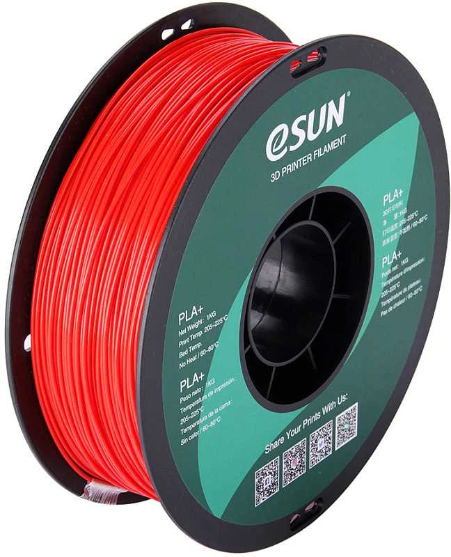 eSun PLA+ 1kg 1.75mm - Raudona