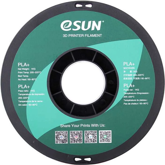 eSun PLA+ 1kg 1.75mm - Raudona