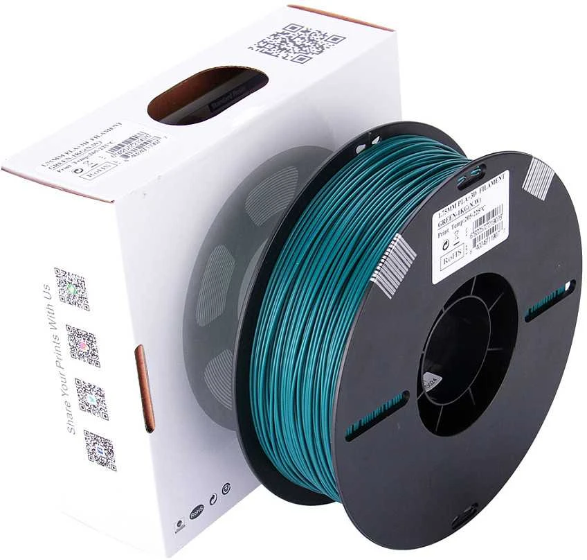 eSun PLA+ 1kg 1.75mm - Žalias