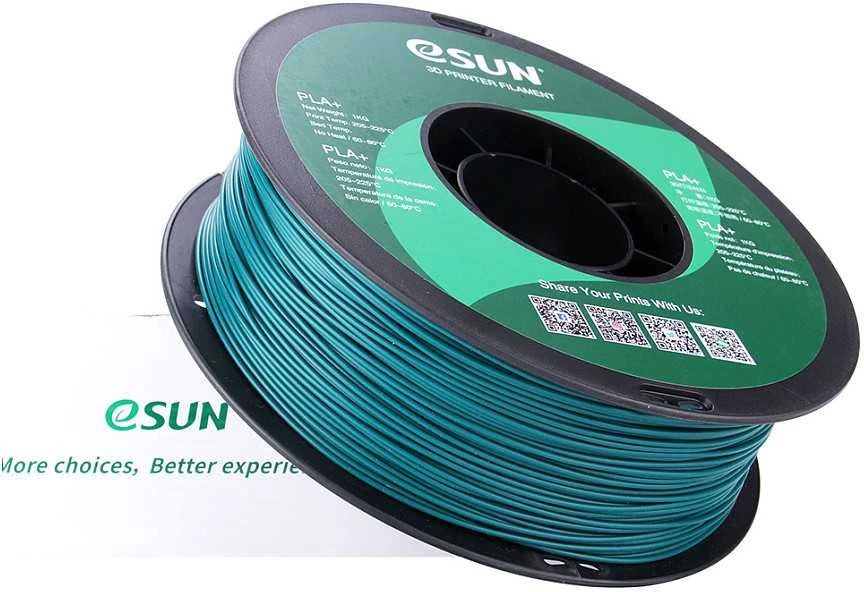 eSun PLA+ 1kg 1.75mm - Žalias