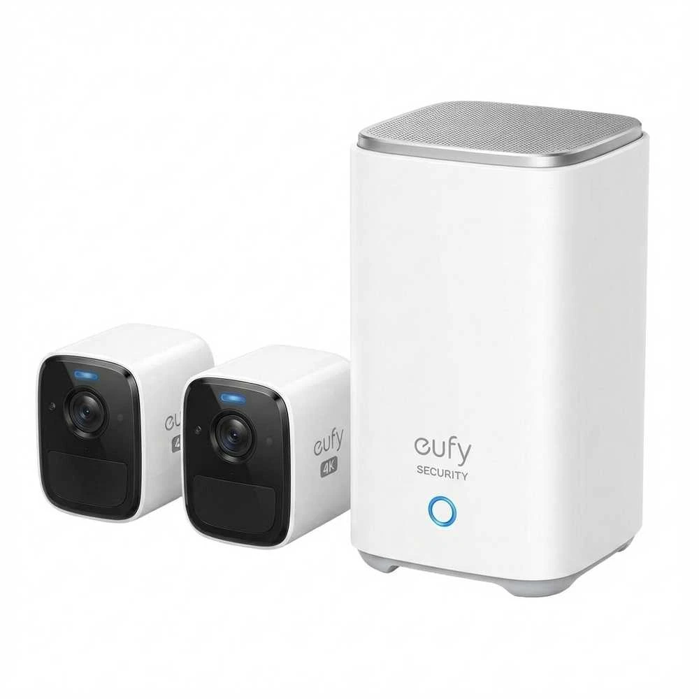 „Anker Eufy“ | Apsaugos kamera, 2+1 rinkinys | eufyCam 3C | F/1.4 | IP65 | „MicroSD“