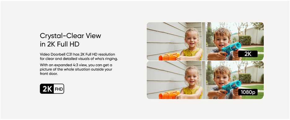 Eufy eufy Video Doorbell C31 with SD Card