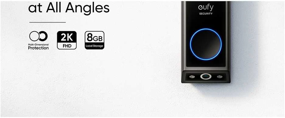Anker Eufy Doorbell E340 su skambučiu