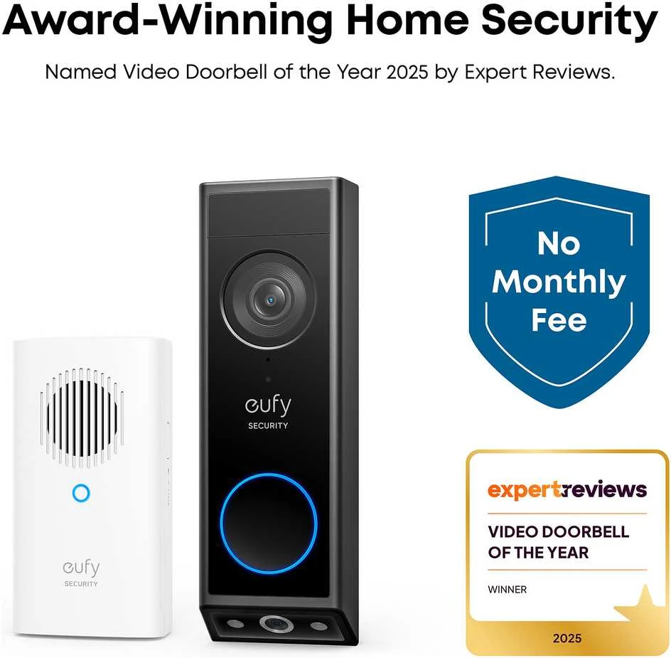 Anker Eufy Doorbell E340 su skambučiu