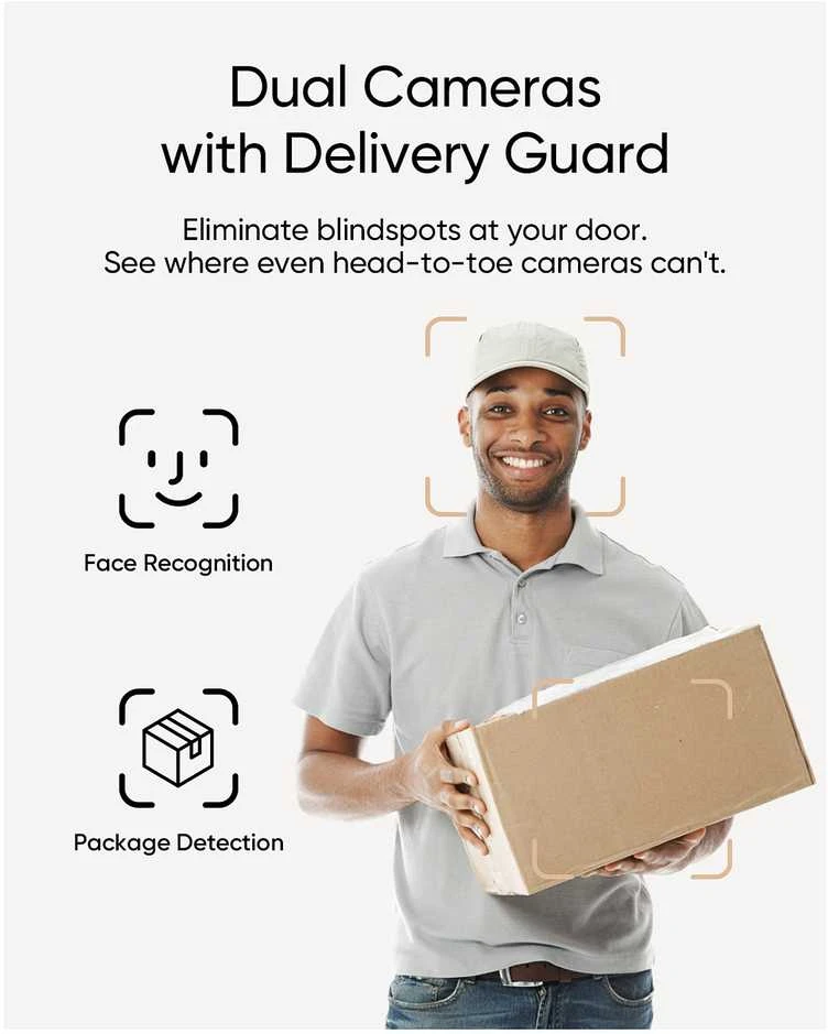 Anker Eufy Doorbell E340 su skambučiu