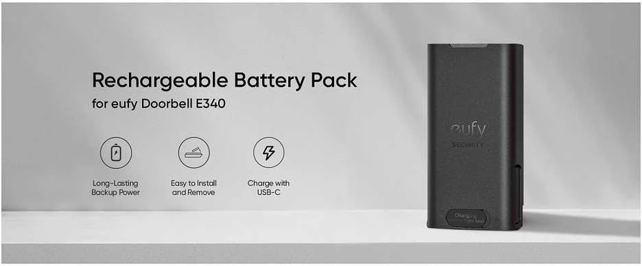 Anker Eufy Doorbell E340 su skambučiu
