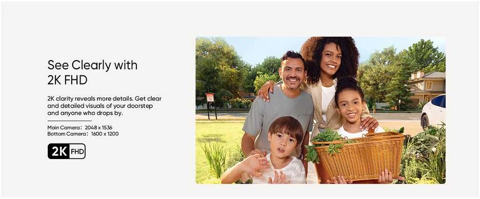 Anker Eufy Doorbell E340 su skambučiu