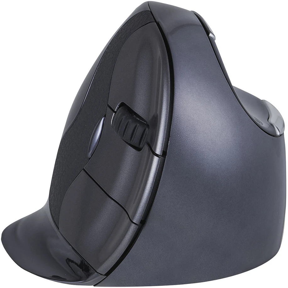 Evoluent VerticalMouse D, pelė - juodas/sidabrinis, Large, RH