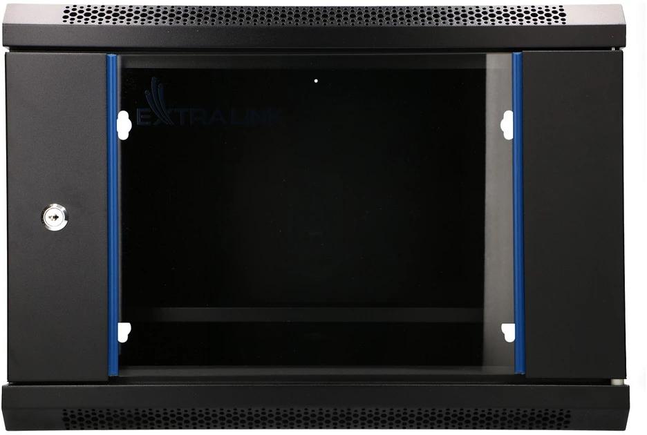 „Extralink Lite“ 6U 530X400 prie sienos montuojama spintelė, juoda