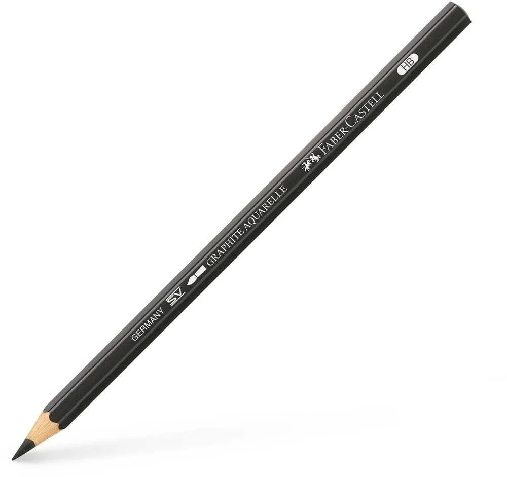 Akvareliniai pieštukai Faber-Castell Aquarelle, 5vnt + teptukas