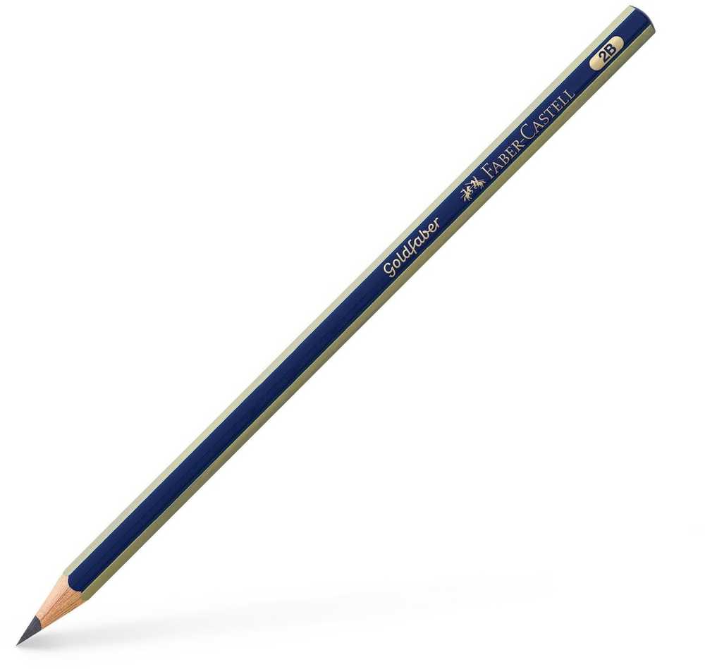 Faber-Castell FABER-CASTELL Bleistift Goldfaber 1221 2B 12er