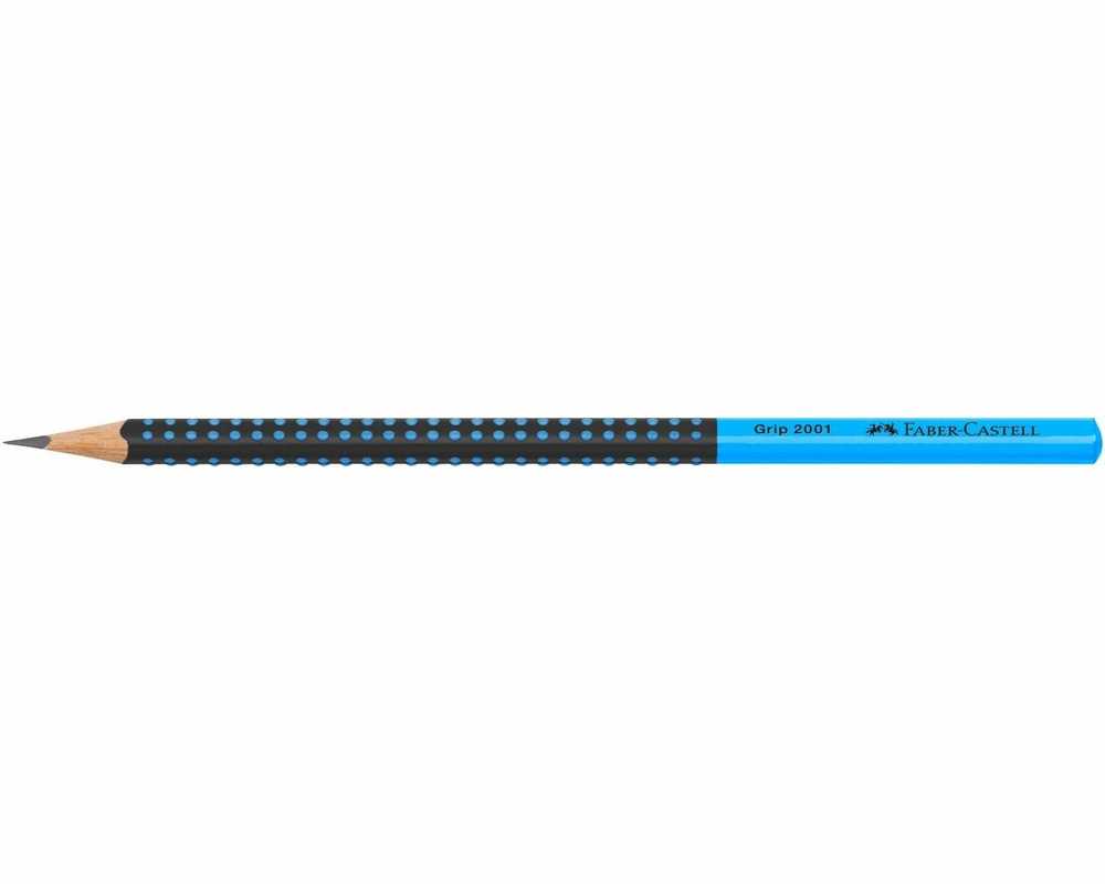 Faber-Castell FABER-CASTELL Bleistift Grip 2001 Two Tone sw/blau 12er