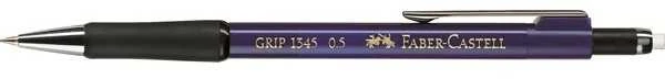 Automatinis pieštukas Faber-Castell Grip 1345, 0.5mm, mėlynos spalvos korpusas