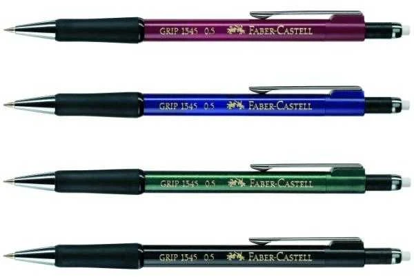 Automatinis pieštukas Faber-Castell Grip 1345, 0.5mm, juodos spalvos korpusas