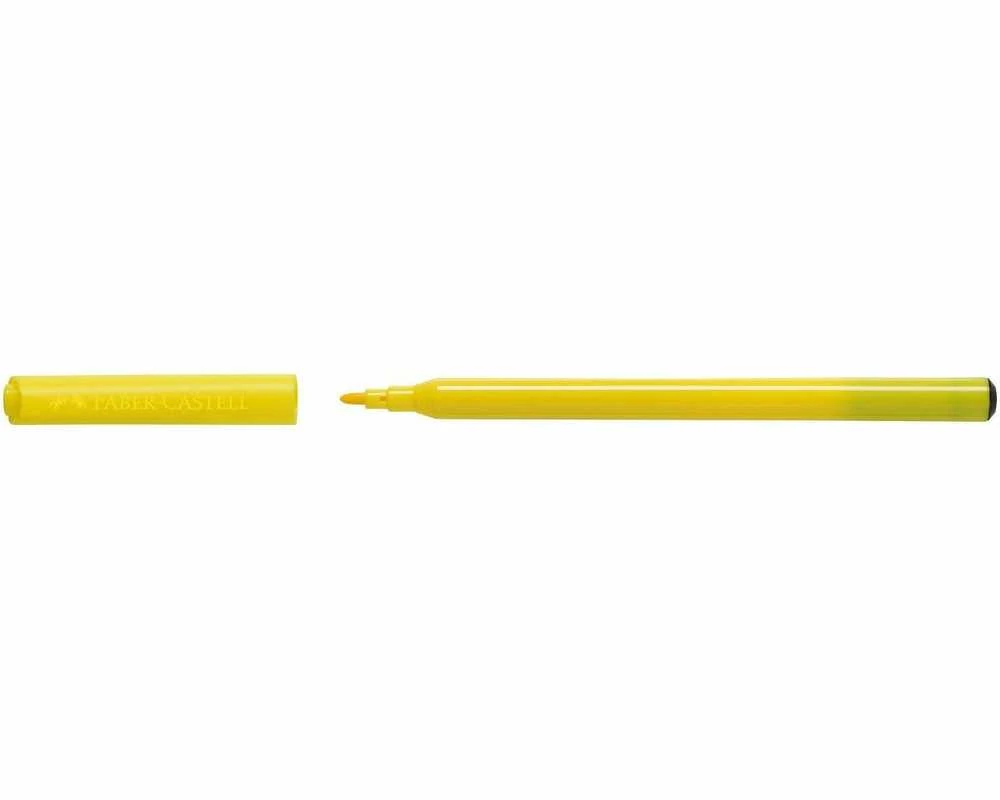 Geltonas Faber-Castell flomasteris