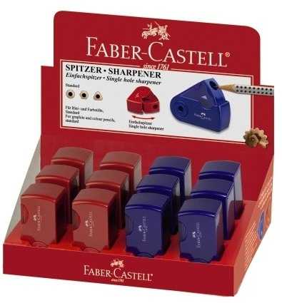 Faber-Castell FABER-CASTELL Klappspitzdose Sleeve Mini raudona/blau