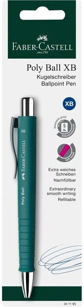 Automatinis tušinukas Faber-Castell PolyBall XB, 0.6mm, blisteryje