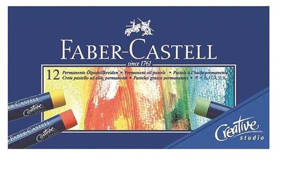 Faber-Castell FABER-CASTELL Ölpastellkreiden 12er Kartonetui 6 Stk