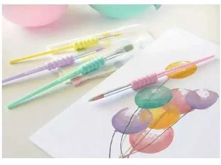 Teptukų rinkinys Faber-Castell soft touch, 4vnt, (nr.4,8,10,12)