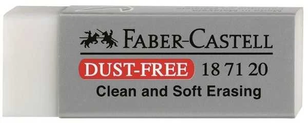 Trintukas Faber-Castell Dust Free, 62x21x12mm,baltos spalvos