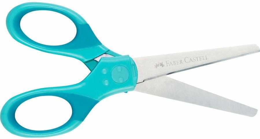 Faber-Castell FABER-CASTELL Schulschere Grip türkis