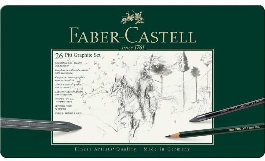 Faber-Castell FABER-CASTELL Set Pitt Graphite groß Metalletui