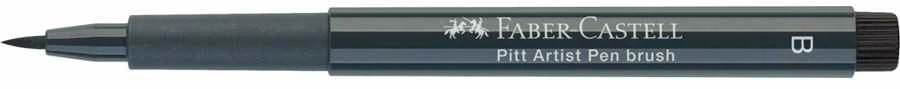Rašiklis piešimui Faber-Castell PITT Artist Pen B, teptukinis, #235 Cold Pilkas VI