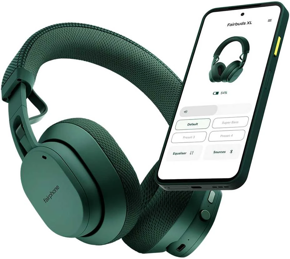 Ausinės Fairphone Fairbuds XL (2025) Over-Ear Kopfhrer grn