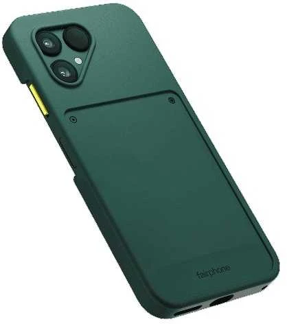 „Fairphone“ apsauginis dėklas v1, dangtelis, „Fairphone“, suderinamas tik su „Fairphone“ (6 kartos) su kitais priedais arba be jų., 16 cm (6,3"), Žalias