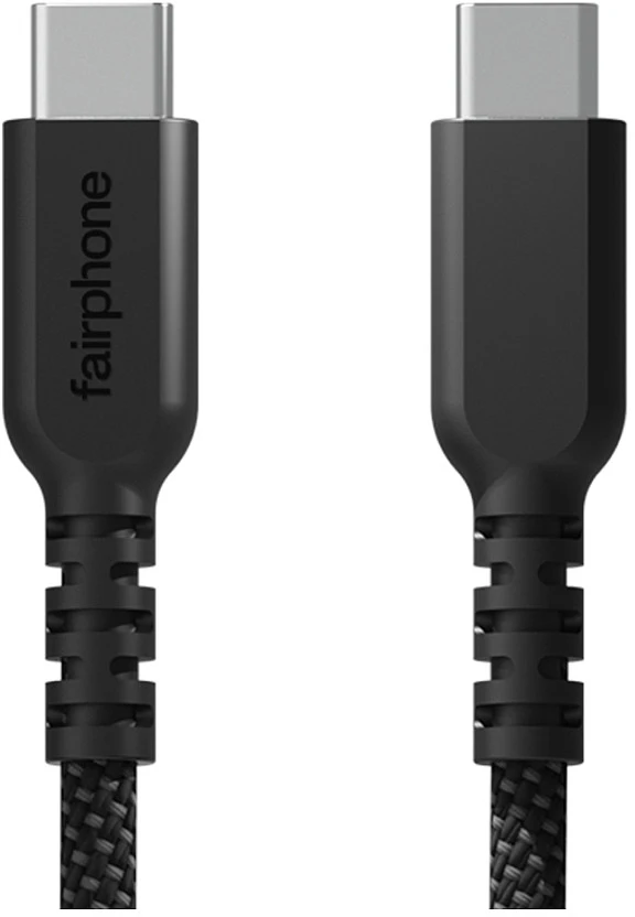 USB kabelis Fairphone USB-C ilgo naudojimo įkrovimo kabelis 1 m (ACCABL-2CC-WW1)