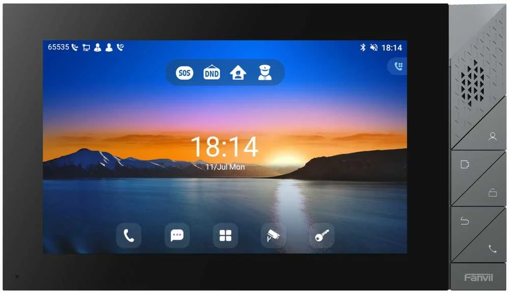 FNV Fanvil i55A vaizdo telefonspynės sistema 17,8 cm (7″) Nerūdijančiojo plieno