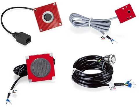 Fanvil VoIP PA2-KIT priedai: kamera, garsiakalbis, mikrofonas