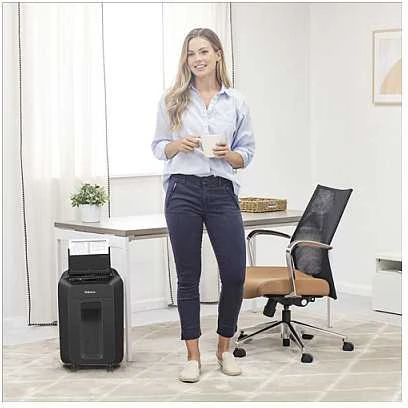 Fellowes Mini-Cut | AutoMAX 90M | Juodas | 17 L | Popieriaus smulkinimas | Kreditinių kortelių smulkinimas