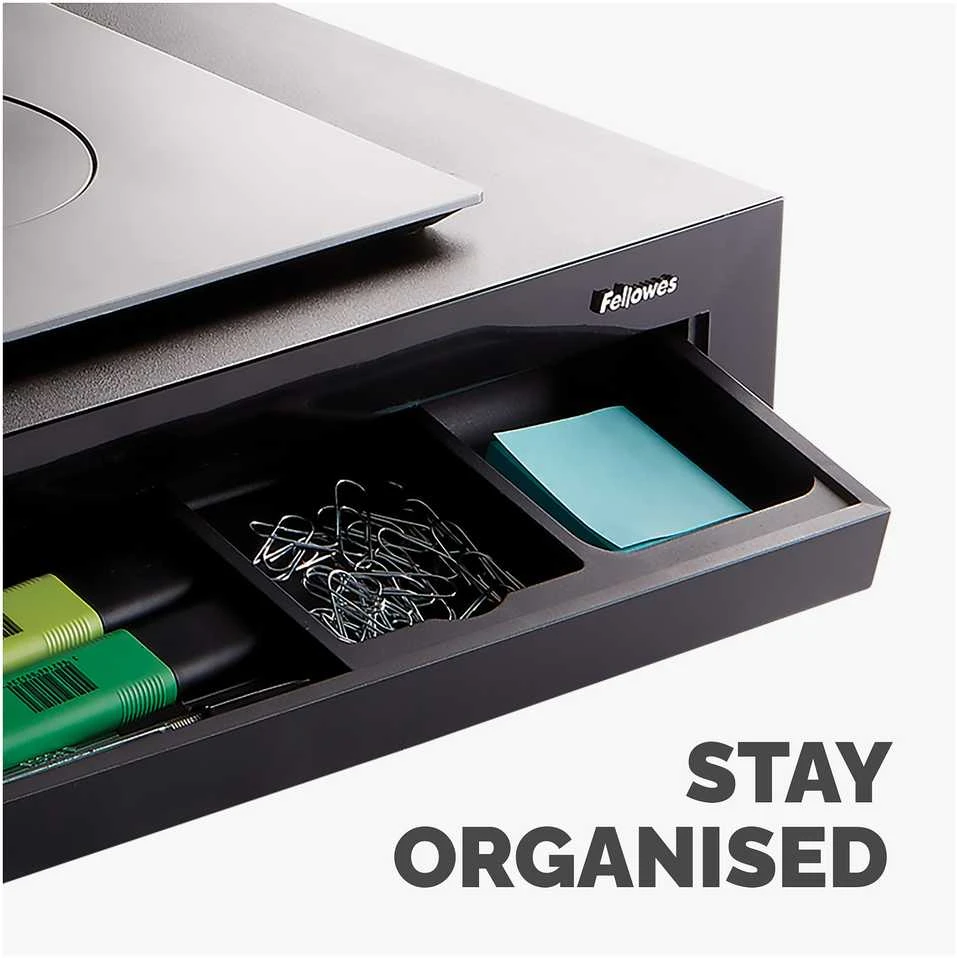 Laikiklis Fellowes | Designer Suites Monitorius Riser | Height adjustment | Juodas