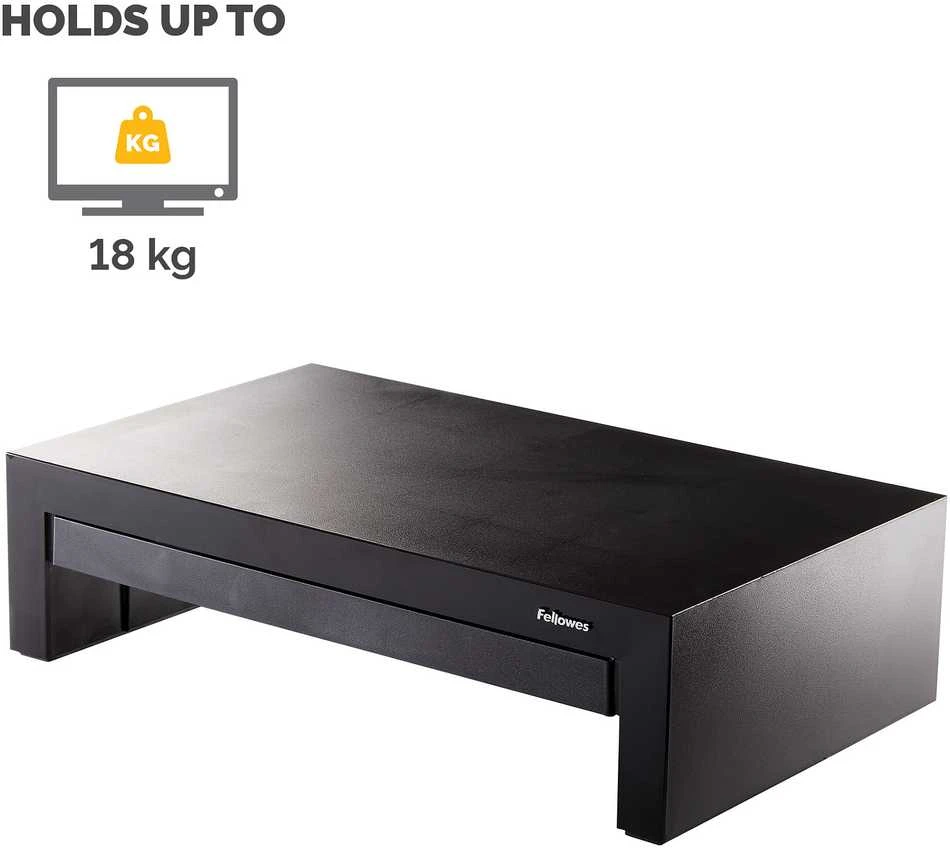 Laikiklis Fellowes | Designer Suites Monitorius Riser | Height adjustment | Juodas