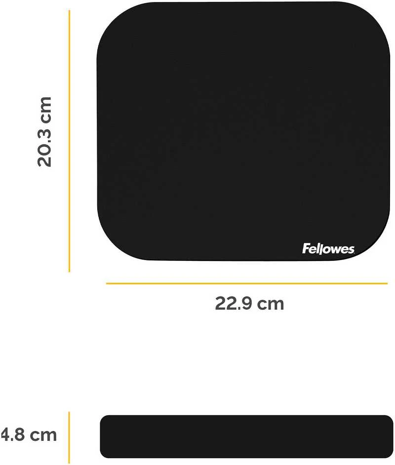 Fellowes Pelės kilimėlis Premium 20,32x22,86cm juodas