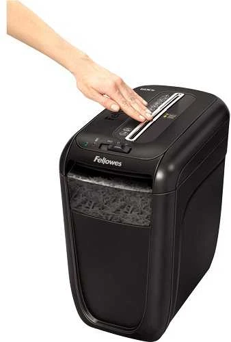 Fellowes Powershred | 60Cs | Juodas | 22 L | Kreditinių kortelių smulkinimas | 75 dB | Popieriaus apdorojimo standartas / išvestis 10 lapų per eigą | Skersinis smulkintuvas | Garantija 24 mėn.