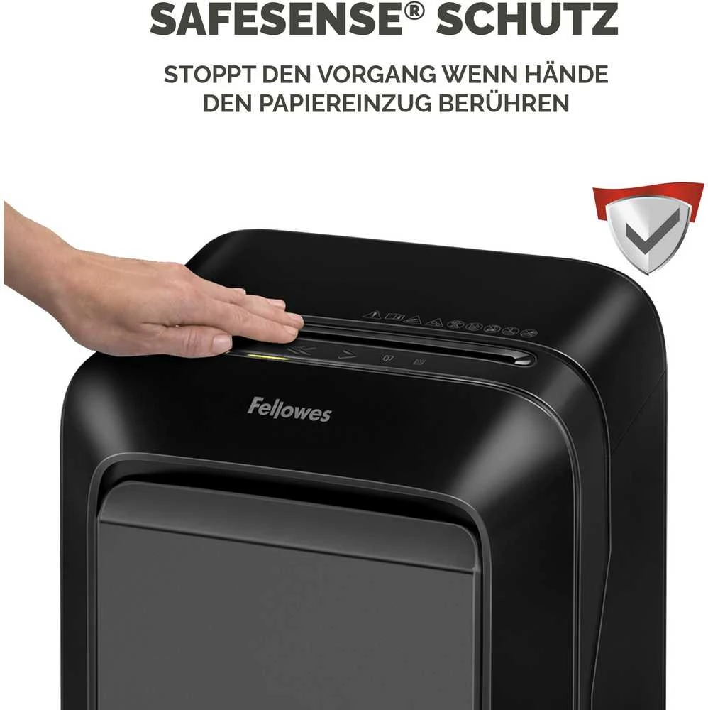 Fellowes MicroShred | LX211 | Juodas | Popieriaus smulkinimas | Kreditinių kortelių smulkinimas | Tradicinis