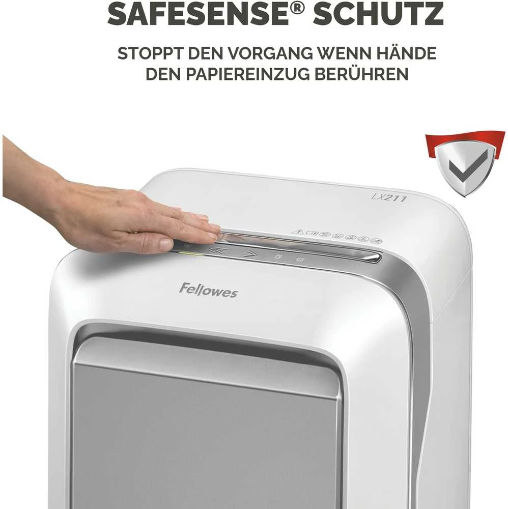 Fellowes MicroShred LX211 Popieriaus smulkinimas, Kreditinių kortelių smulkinimas, Tradicinis